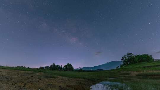 惠州白盆珠水库银河