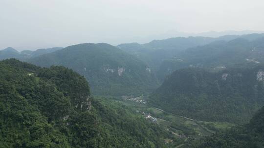 湖北宜昌车溪民俗风景区4A景区航拍