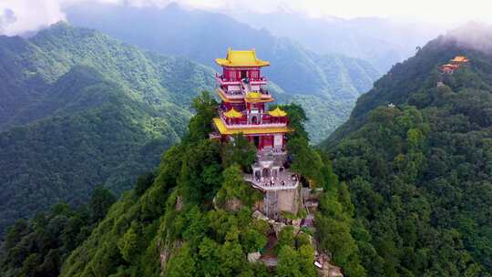 南五台山 钟南山 秦岭 云海 日出 云彩 蓝天