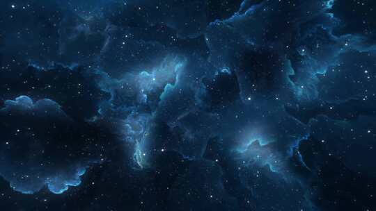 蓝色星系 星云