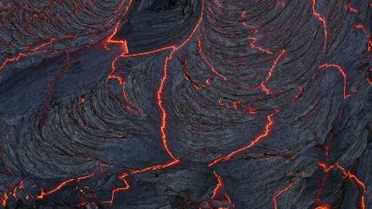 熔岩、玄武岩、火山、无人机