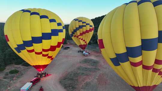 热气球升空高空飞行燃料热浪能源土耳其旅游