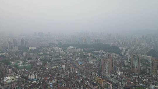 城市密集城中村景观