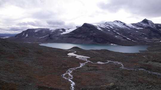 Jotunheimen国家公园的喜怒无常日