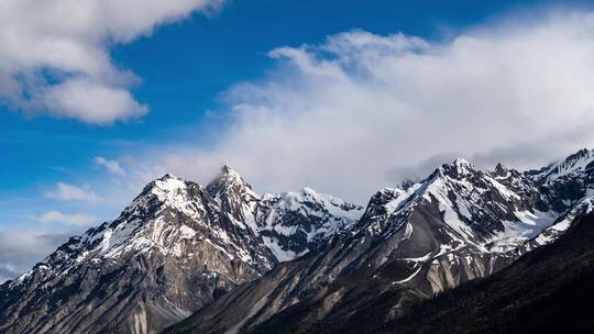 然乌湖雪山延时