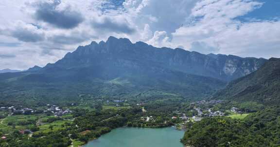 庐山五老峰下午航拍延时