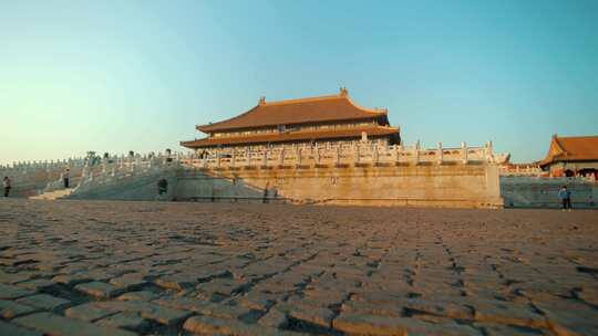北京故宫紫禁城太和殿广场