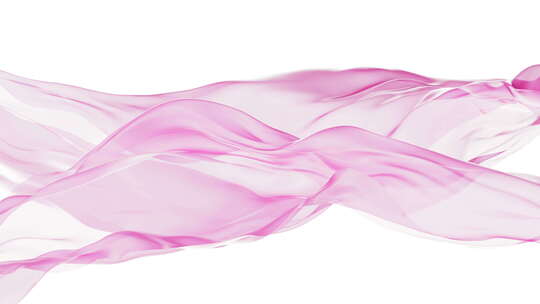 粉色丝绸质感的波纹背景视频素材模板下载