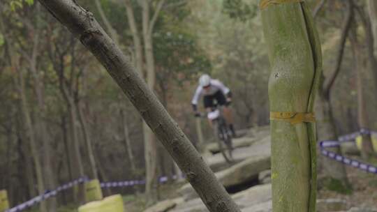 林间山地自行车骑行赛事