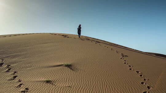 erg chebbi沙丘沙撒哈拉沙漠摩洛哥merzouga视频素材模板下载
