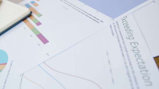 商务办公系列素材 图表 文件 数据 分析