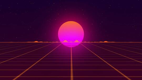 复古简约可视化音波效果