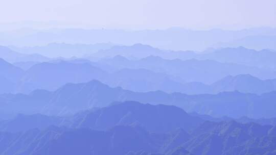 杭州临安大明山牵牛岗群山风景