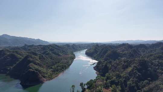 自然风光青山绿水航拍