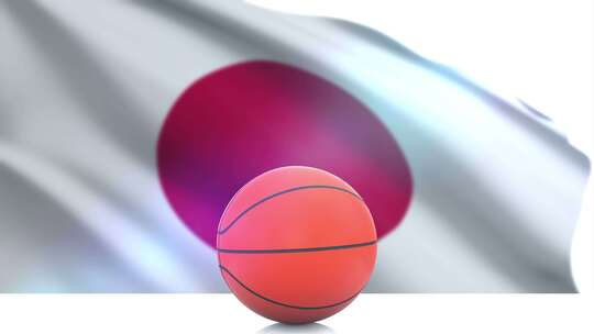 日本国旗篮球