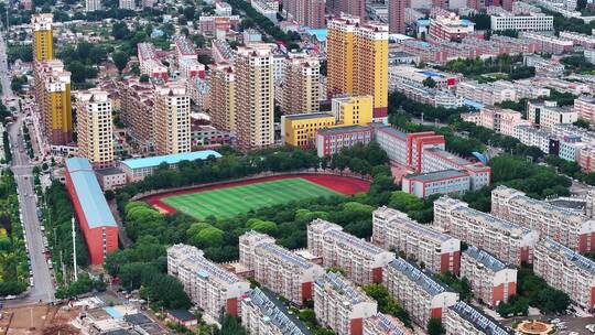 辽宁朝阳喀左县城市风光