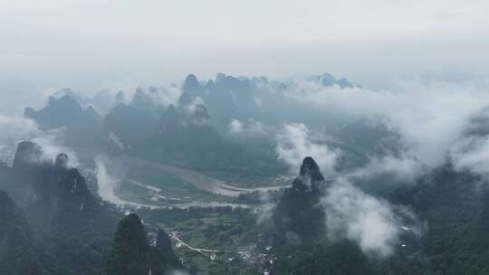 桂林山水 烟雨漓江