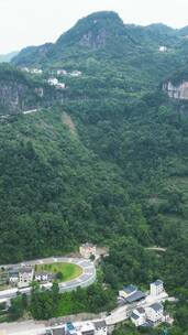 祖国大好河山西陵峡风景竖屏