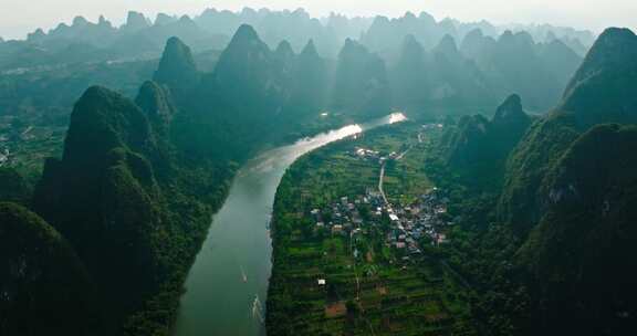 桂林山水画卷