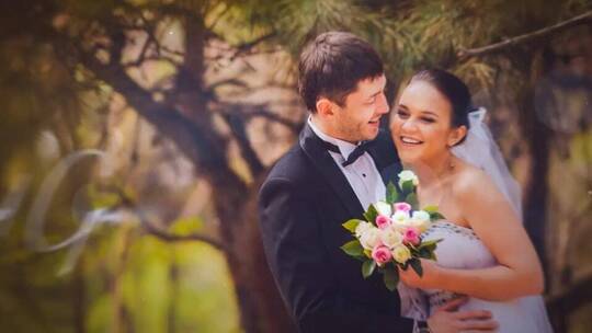 婚礼日相册写真美丽优雅AE模板AE视频素材教程下载