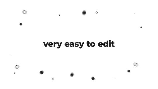 现代动感时尚简约logo展示文本AE模板