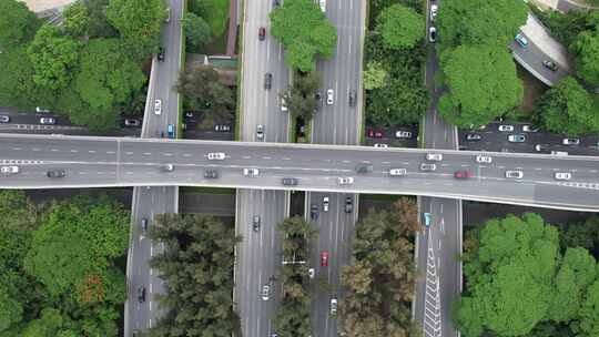 深圳人才公园-沙河西路城市车流