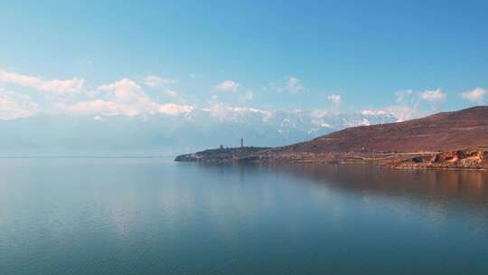 大理苍山洱海延时航拍