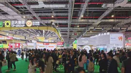 第八届进博会8.1馆农食产品展区进口博览