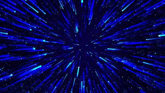 蓝色粒子聚集 粒子光线 科技蓝色背景