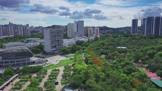 北京大学深圳研究生院航拍视频