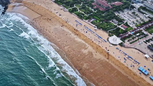 青岛海水浴场青岛金沙滩