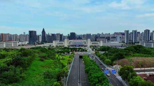 重庆渝北龙头寺重庆北站前面道路