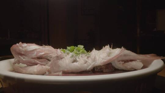 年夜饭鱼-东星斑鱼美食多角度拍摄