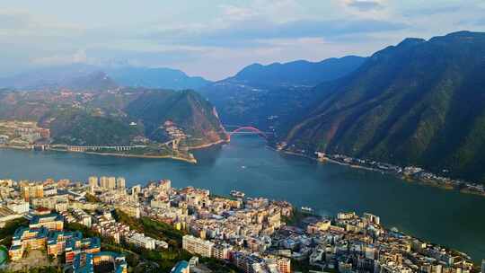 长江三峡巫峡风光