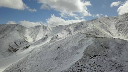 青海雪山航拍