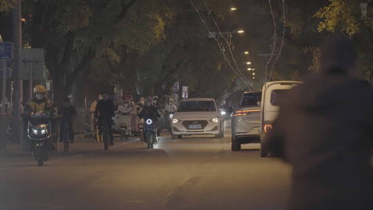 城市夜景交通 马路夜景视频素材模板下载