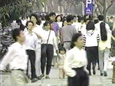 1989年街头广告 深圳 广州  服装