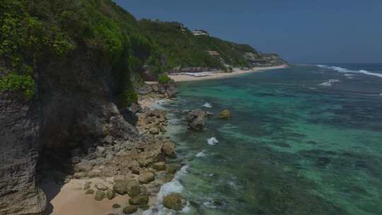 HDR印尼巴厘岛Melasti海滩风光视频素材模板下载