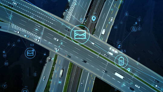 科技智慧城市交通