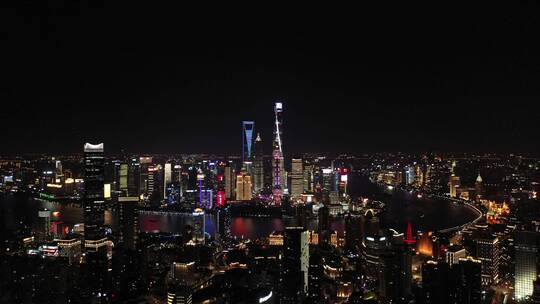 上海陆家嘴夜景