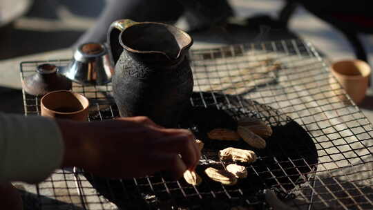 围炉煮茶复古古老