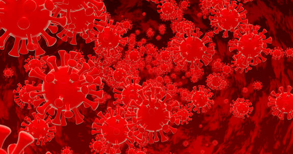 冠状病毒显微镜特写动画AE视频素材教程下载