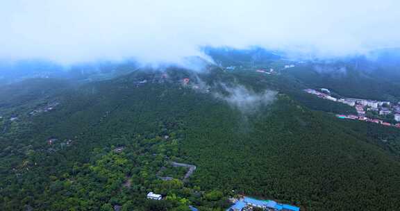 济南千佛山 雨后千佛山 千佛山仙境