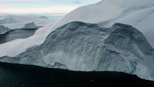 冰川 冰山 海洋 冰岛 景观视频素材模板下载