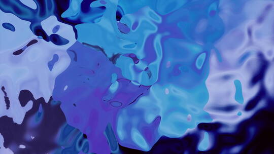 色彩鲜艳高端流体反光模拟动画贴图材质3