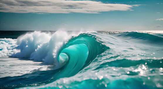 海面 海浪 浪花 水面