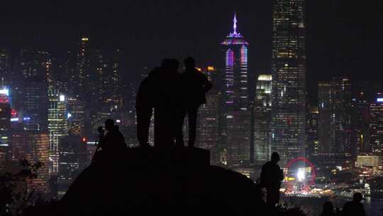 香港夜景航拍