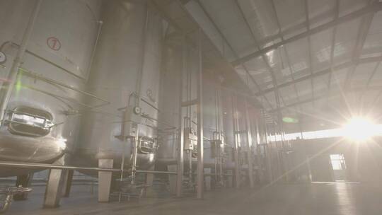 酿酒工厂日出LOG素材视频素材模板下载