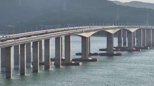 平潭海峡跨海特大桥航拍视频素材模板下载