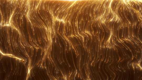 金色粒子光线流动年会颁奖背景